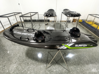 Tabla de Surf a Motor Surfon-GTA EFI para Principiantes, 58 km/h, Fibra de Carbono, Motor a Gasolina, con Temporizador Automático y ECU
