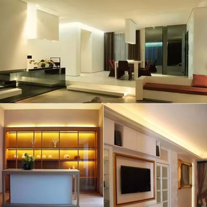 Battery-powered LED strip light warm white dimmable timer waterproof suitable for <b>TV</b> kitchen cabinets bedroom - Product Image 6