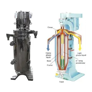 China buena calidad Tubular centrifugadora para aceite de coco virgen