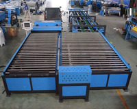 Machine de fabrication automatique de conduits et de tuyaux HVAC Anhui Preda / Ligne de fabrication de tuyaux V 8,5 kW de puissance, épaisseur de feuille de 0,5 à 1,2 mm