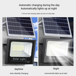 100W-500W ngoài trời không thấm nước dẫn ánh sáng Lũ lụt cho cảnh quan sân vườn ABS nhựa điều khiển từ xa năng lượng mặt trời ánh sáng ban ngày IP67 đánh giá - Product Image 3