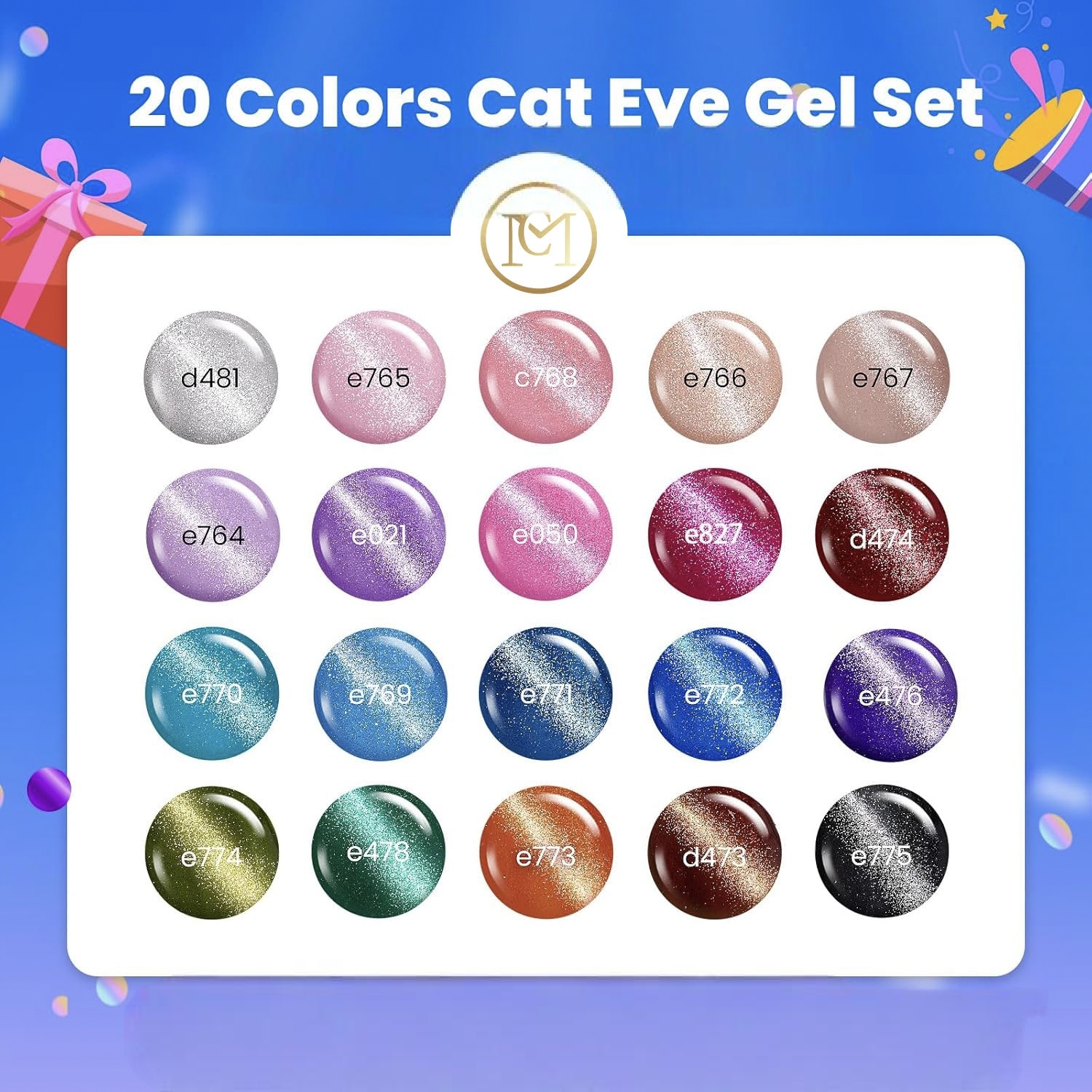 20 couleurs