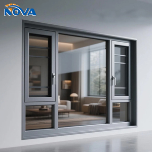 Ventana Insonorizada de Aleación de Aluminio Personalizada al por Mayor de Fábrica China, Precio Bajo, Duradera, Antioxidante, para Construcción, Ingeniería y Vivienda - Product Image 3