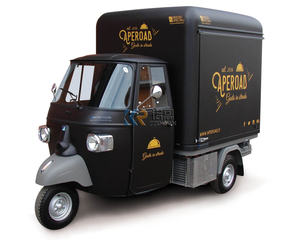 <span class=keywords><strong>Super</strong></span> Calidad Buen Precio Tres Ruedas Gasolina Triciclo Motor Carro de Comida Helado Hot Dog Food Cart - Product Image 6