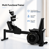 Equipo de Gimnasio Comercial, Máquina de Entrenamiento de Fuerza Ajustable, Entrenador de Fuerza Erg para Piernas y Pecho