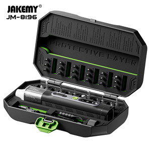 <span class=keywords><strong>Tournevis</strong></span> électrique intelligent JAKEMY JM-8196 35-en-1, couple large de 1 N.m, 4 vitesses, rechargeable USB-C, kit portable DIY - Product Image 5