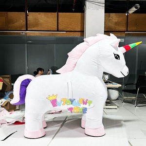 <span class=keywords><strong>Disfraz</strong></span> de Mascota de unicornio de Navidad para adultos al aire libre, <span class=keywords><strong>caballo</strong></span> inflable para decoración navideña - Product Image 2