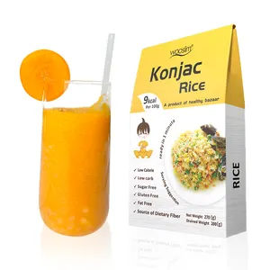 Chinese Supplier Low carb Private label Konjac rice pasta Glucomannan Organic Sugar free Keto Food Spinach Shirataki Noodles