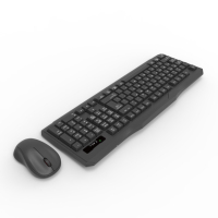 Clavier et souris de jeu sans fil OEM T81, format complet, ergonomique, 2,4 GHz, USB, étanche, ultra‑mince