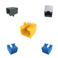 Super mars offre REONG haute qualité noir RJ45 Type 8p8c 1x1 Port industriel modulaire Jack Ethernet connecteurs LCP matériel