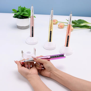 Máquina de manicura de 35000 RPM, tipo bolígrafo, 65W de alta potencia, recargable, portátil, para uso profesional y doméstico, con logotipo personalizado, precio de fábrica. - Product Image 3