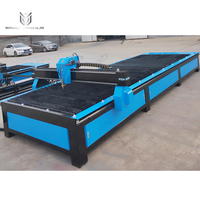 Machine de découpe plasma CNC de bureau 200A 1560 1500*6000 à moteur pas à pas haute précision pour le traitement de tôles métalliques, Fourniture d'usine
