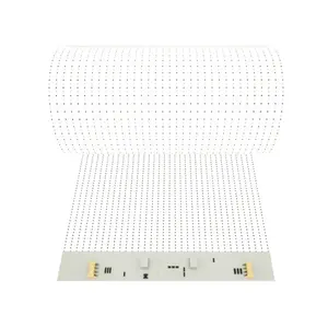 Migliori vendite flessibile pellicola trasparente schermo adesivo P6 P8 P10 ad alta luminosità Hd Video Display