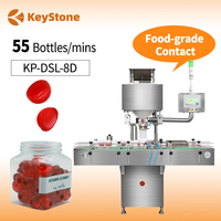 Machine d'emballage et de comptage automatique de bonbons gélifiés à la pectine, machine d'emballage de bonbons gélifiés huilés en poudre