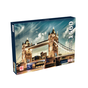 Puzzle de 1500 pièces pour adultes, modèle londres <span class=keywords><strong>Bridge</strong></span>, en carton, bricolage - Product Image 1