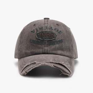 Gorras de Béisbol de Algodón Lavado con Bordado 3D al por Mayor, Casuales de Verano para Exteriores, con Logotipo de Imagen Personalizada - Product Image 5