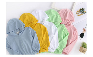 Nouveaux vêtements <span class=keywords><strong>anti</strong></span>-moustiques garçons filles bébé décontracté été manteau mince à capuche - Product Image 6