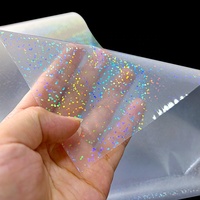Film de plastification thermique souple transparent en PET BOPP à points fins 3D holographiques 330mm*200m*25Mic pour utilisation informatique