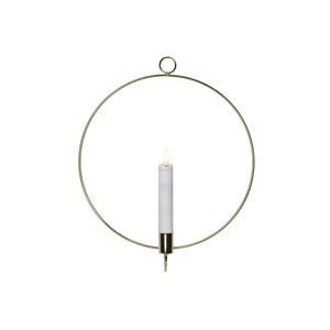 Star Trading LED Echtwachskerze Flamme im Ring 28,5cm or - Product Image 1