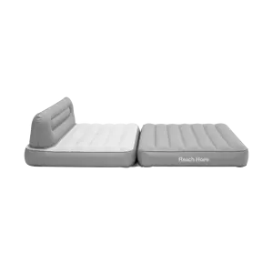 Lit pneumatique en PVC floqué avec matelas à pompe pour les activités de loisirs en camping