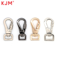 Crochet de laisse pivotant à anneau en D en métal et ajusteur en plastique Tri Glide Belt Loop Dog Buckle Set for Pet Collar