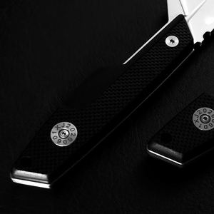 Cuchillo para Exteriores de Acero Inoxidable con Hoja de Punta Caída y Mango G10, Cuchillo de Supervivencia para Camping con Funda - Product Image 4