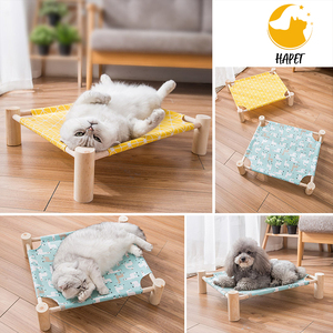 Rectangular <strong>Outdoor</strong> Cooling <strong>Dog</strong> <strong>Bed</strong> with Anti-Slip Bases Elevated Raised <strong>Dog</strong> Cot with Animal Pattern for Pets - Product Image 2