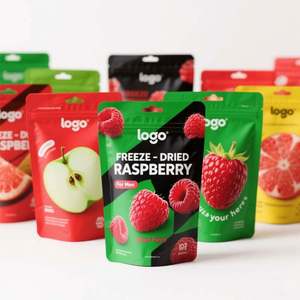 Pochette debout en plastique de qualité alimentaire 500g personnalisée sac zip-lock de congélation pour l'emballage de bonbons séchés impression héliogravure anti-odeur - Product Image 2