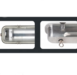 PC Bằng Thép Không Gỉ 2*28W T5 Explosion Proof Ánh Sáng Huỳnh Quang Đèn Lịch Thi Đấu Triproof IP65 Nước bằng chứng Lịch Thi Đấu - Product Image 2