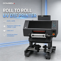 Impresora de Etiquetas UV DTF A3 de 30 cm, Impresión y Laminación de Rollo a Rollo Todo en Uno con Tablero HOSON