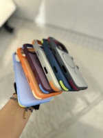 Coque de téléphone antichoc de style Ins en TPU+PC avec charge magnétique sans fil 6 couleurs de luxe pour iPhone 18 Pro Max