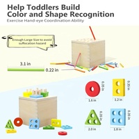 4 en 1 jouet en bois Montessori carottes récolte boîte à pièces jeu forme tri couleur cognition correspondant à la motricité fine jouet pour enfants