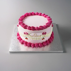 SunShine 4/6/8/10/12/14 Inch 12mm Thick Round Square Gold Silver Cake Drum Dessert Baking Displays <b>Tray</b> <b>Paper</b> Cake Board - Product Image 1