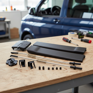 ชุดซ่อมกระจกเลื่อนด้านข้างสำหรับ T5 Volkswagen VW T6 (จัดส่งจากผู้ผลิตไก่งวง) รหัสผลิตภัณฑ์: WR2176 - Product Image 3