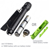 Linterna con Batería Tipo D, Aleación de Aluminio de Aviación, Impermeable, Luz LED de Alta Potencia XP-E de 3W, 3 Baterías D para Fotografía