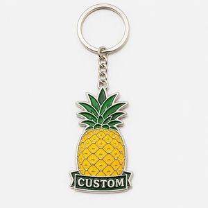 Manufacturer Custom High Quality Keychains Mini Tropical Fruit <b>Chains</b> Fresh Design Souvenir Food Lover <b>Key</b> <b>Holder</b> - Product Image 2