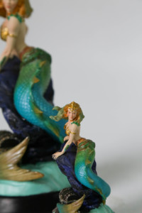 Polyresin Meerjungfrau-Skulptur für Heimdekoration Maßgefertigtes Figurenmodell <span class=keywords><strong>Statue</strong></span> - Product Image 3