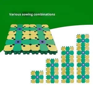 Vente chaude <span class=keywords><strong>carré</strong></span> épissage jardin jardinage planche de plantation outil d'espacement des graines de légumes modèle de semis de jardin peut être vendu plancher - Product Image 2