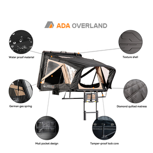 Tienda de campaña rígida ligera para techo de fábrica ADA OVERLAND, para coche y SUV, venta al por mayor de suministros para camping al aire libre - Product Image 4
