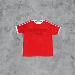 Camiseta Deportiva Retro Personalizada para Hombre, 100% Algodón, Tejido de Punto, Cuello Raglán, con Estampado de Letras, Ecológica, para un Look Casual Urbano - Product Image 3