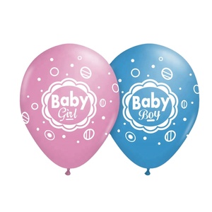 Decorazioni per Baby Shower '<span class=keywords><strong>È</strong></span> un Maschio' '<span class=keywords><strong>È</strong></span> una Femmina', Palloncini in Lattice con Logo Personalizzato, Palloncini '<span class=keywords><strong>È</strong></span> una Ragazza' e '<span class=keywords><strong>È</strong></span> un Maschio' - Product Image 2