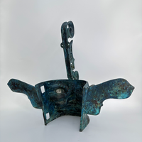 Sanxingdui Bronze tête humaine couronne artefact mis au jour caractéristiques culturelles artistiques uniques ruines artisanat en métal distingué