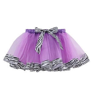 0-15 Năm Bán Buôn Trẻ Em Vải Tuyn Lớp Cô Gái Động Vật Tutu Váy Kid Girl Mini Váy Với Leopard <span class=keywords><strong>Zebra</strong></span> Tiger Ribbon - Product Image 3