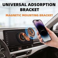 Support magnétique pour téléphone de voiture 360° °   Support de téléphone portable magnétique réglable et robuste pour iPhone 15 14 13 Pro Max Samsung Xiaomi