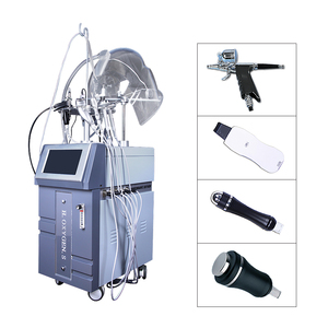 Appareil de beauté multifonctionnel 19 en 1 pour le visage, microdermabrasion avec régulateur d'oxygène et humidificateur pour les seins, prise US - Product Image 5