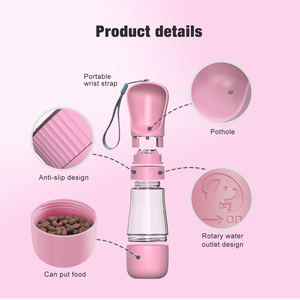 Borraccia portatile da viaggio bevitore di animali domestici contenitori di cibo a tenuta stagna accessori per cani per cane cucciolo bottiglia per bere - Product Image 3