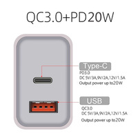 Câble USB-C portable pour téléphone portable, chargeur rapide PD 20W, adaptateur pour iPhone 17 16 15 14 13 12 11 Pro Max