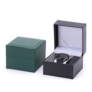 High-end modern watches gift box custom logo luxury brand leather watch packaging box