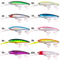 Umpan Pancing Tuna Minnow Besar 48g, Umpan Minnow Diving Dalam 220mm Pesca 72g, Umpan Pancing Trolling Big Game