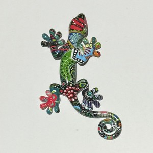 Aimant de réfrigérateur 3D en résine, design moderne personnalisé, motif lézard, style animal créatif, souvenir de taille moyenne pour touristes - Product Image 4